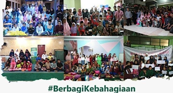 Bahagiakan penghafal qur'an dan anak yatim piatu