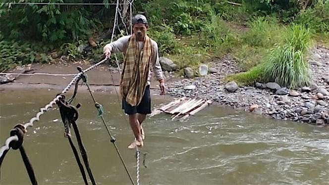 Bantu masyarakat lubuak lunggo punya jembatan
