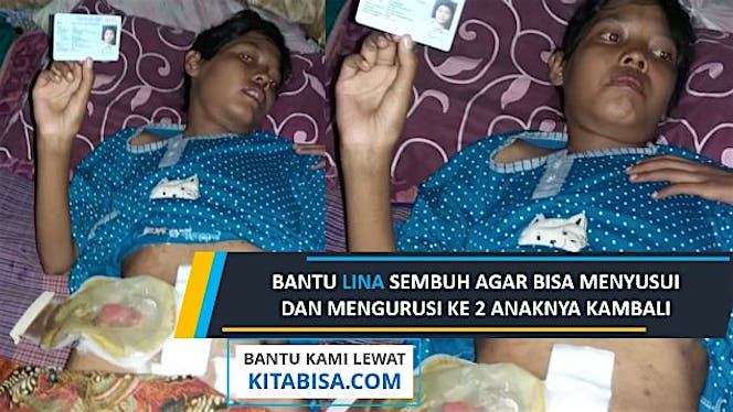 Bantu Lina Untuk Sembuh Dari Penyakit Komplikasi