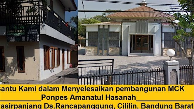 Bantu menyelesaikan MCK Ponpes Amanatul Hasanah