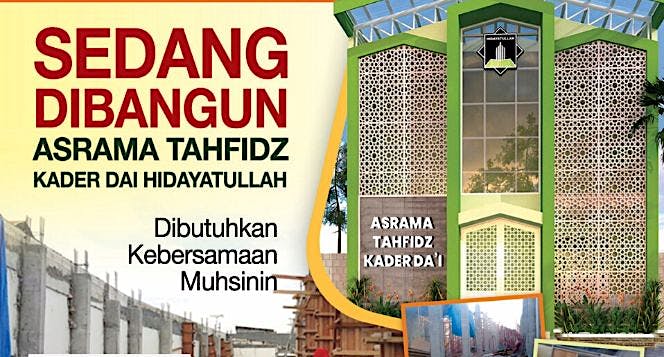 PEMBANGUNAN ASRAMA TAHFIDZ KADER DA'I