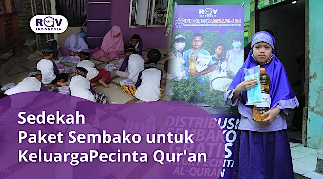 Sedekah Sembako Untuk Penghafal Quran