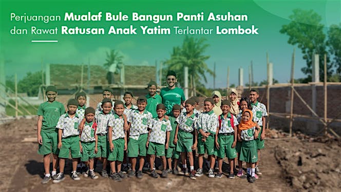 Bantu Chaim Rawat 300 Yatim Terlantar Lombok