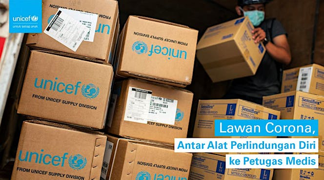 Bersama UNICEF, Berikan APD untuk Tenaga Medis