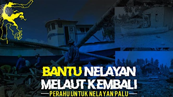 Yuuk patungan bantu nelayan palu melaut kembali