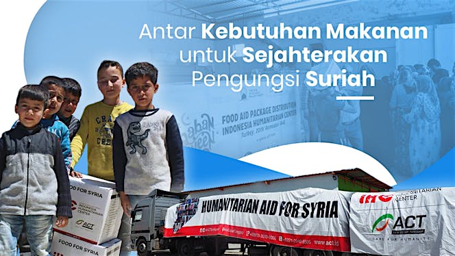 Bantuan Paket Pangan dari Indonesia untuk Suriah