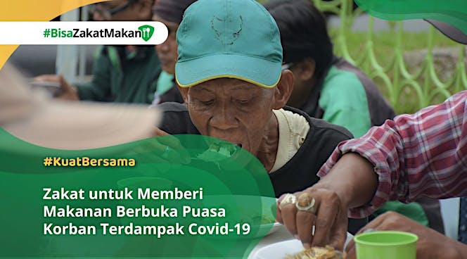 #BisaZakat Bagi Makanan untuk Korban COVID-19