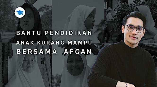 Beasiswa Afgan Untuk Anak-Anak Kurang Mampu