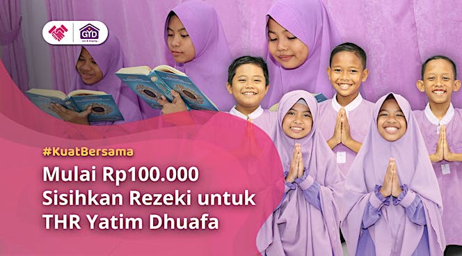 Berbagi THR untuk 10.000 Anak Yatim & Dhuafa