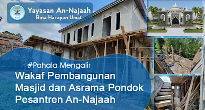 Wakaf Pembangunan Masjid Asrama Santri Sedekah