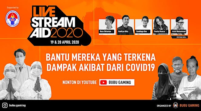 LiveStreamAid2020 with Esports & Content Creators