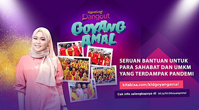 Goyang Amal untuk Bantu UMKM Terdampak Pandemi