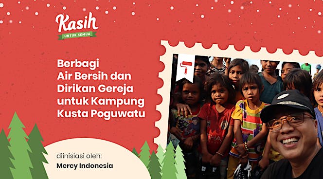 Berbagi Air Bersih untuk Kampung Kusta Poguwatu