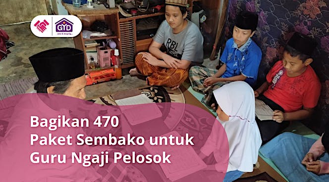 Berbagi Rezeki untuk Guru Ngaji di Pelosok Desa