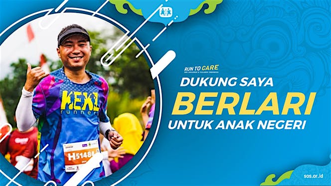 Michael Eric berlari 150KM untuk Anak Indonesia