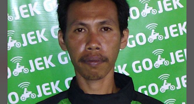 Penghargaan untuk supir Gojek, Bpk Anton Budi