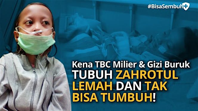 Bantu Zahrotul #BisaSembuh Bersama Kitabisa