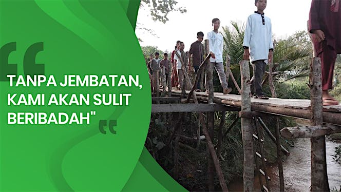 Jembatan Layak Untuk Santri Sulawesi Tenggara