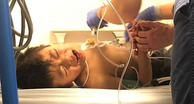 Bantu Caleb melawan kanker Neuroblastoma stadium 4