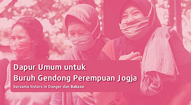 Dapur Umum untuk Buruh Gendong Perempuan Jogja