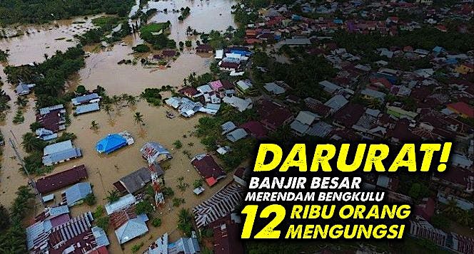 Bantu Ribuan Korban Banjir dan Longsor di Bengkulu