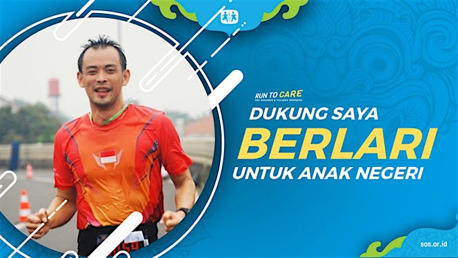 Thomas berlari 150KM untuk Mimpi Anak Indonesia