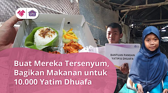 Bantu Penuhi Pangan Yatim & Dhuafa