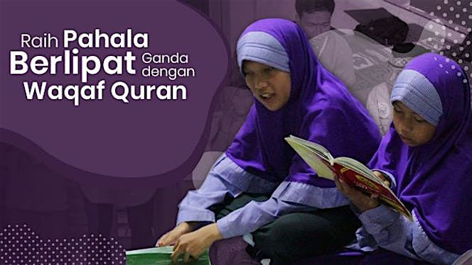 Wakaf 5 Juta Qur'an untuk Indonesia