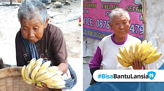 Miris! Lansia Berjualan dengan Tangan Membusuk