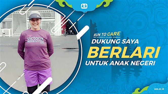 Lydia Berlari 150KM untuk Mimpi Anak Indonesia