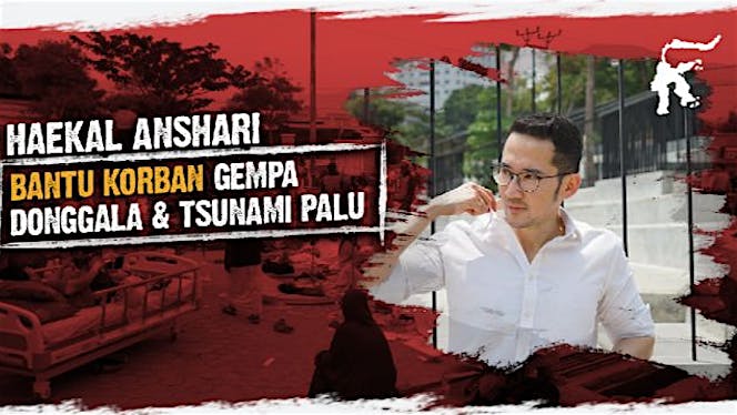 Bersama Haekal Bantu Korban Gempa Palu Donggala