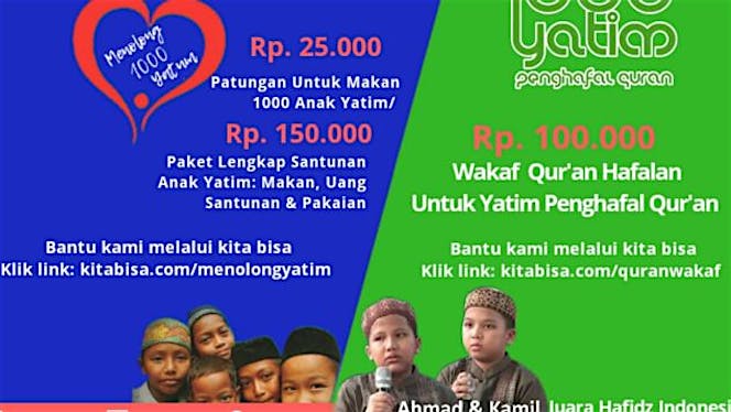 Santunan yatim penghafal quran
