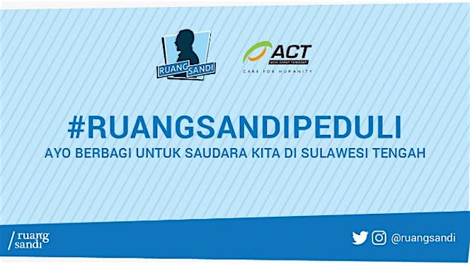 Untuk membantu korban bencana Alam di Sulteng