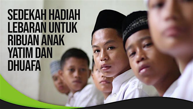 Ribuan Hadiah Pakaian untuk Anak Yatim dan Dhuafa