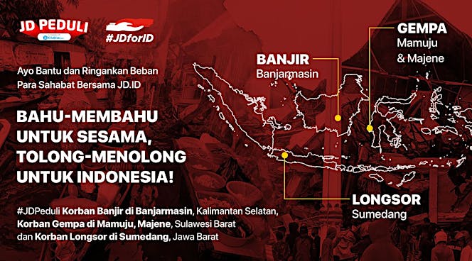 #JDforID Banjarmasin, Majene, Mamuju dan Sumedang