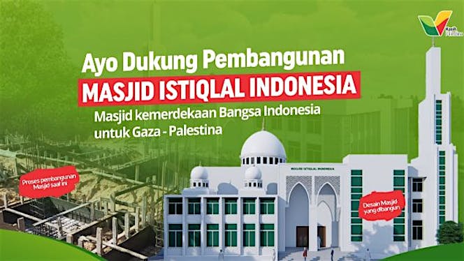 Pembangunan Masjid Istiqlal Indonesia di Palestina