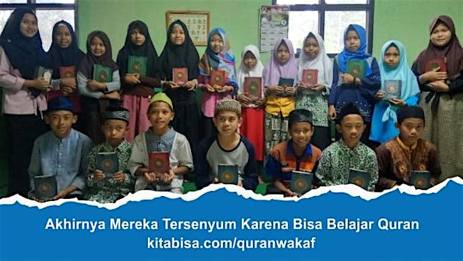 Wakaf Al-Qur'an Hafalan untuk anak Yatim
