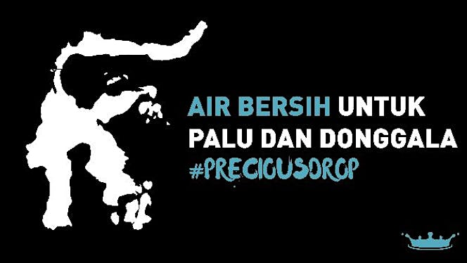 Air Bersih Untuk Palu dan Donggala #PreciousDrop