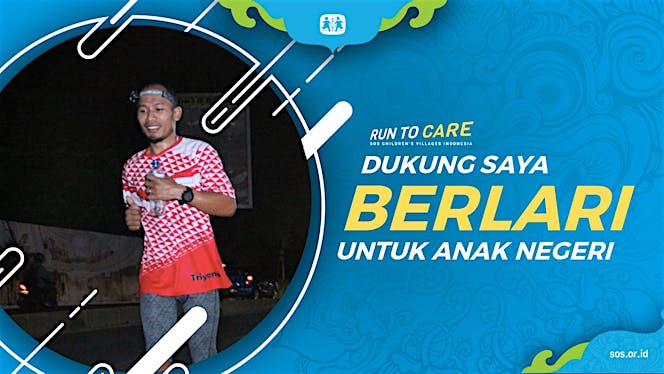 Triyono berlari 150KM untuk Mimpi Anak Indonesia