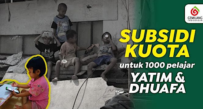 Ayo Bantu Pelajar Yatim dan Dhuafa Tetap Belajar
