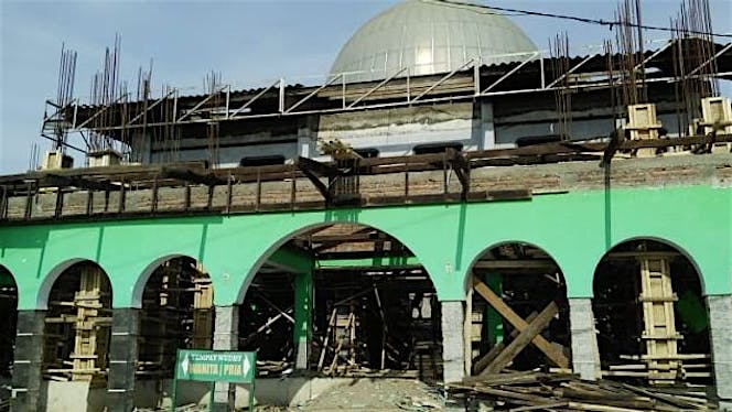 Donasi pembangunan masjid Baiturrohmah patrol