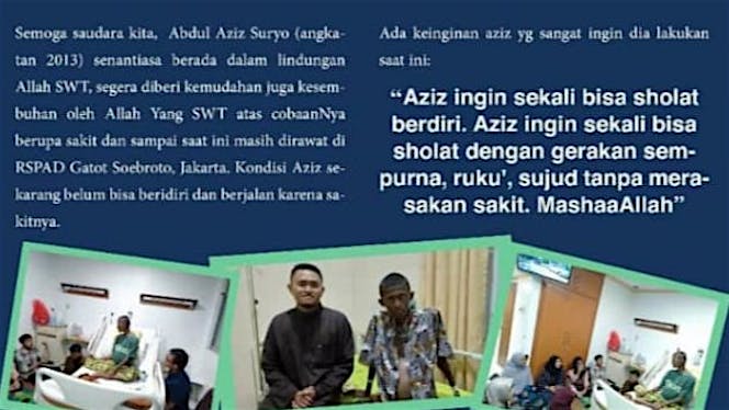 Bantu Aziz yang ingin sekali Sholat tanpa meraa sa