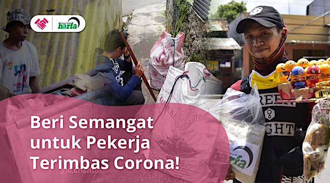 Bantu Tulang Punggung Keluarga Terdampak Covid-19