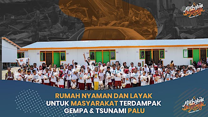 Sedekah Ramadhan, Bangun Rumah Layak untuk Palu