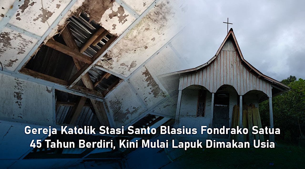 Bangun Kembali Gereja Katolik Berusia 46 Tahun