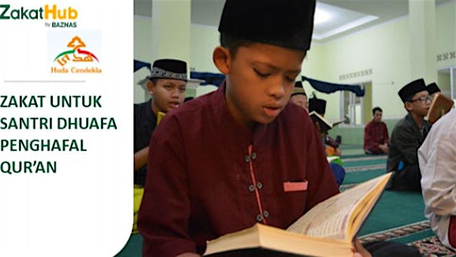 Zakat untuk Santri Dhuafa Penghafal Qur’an