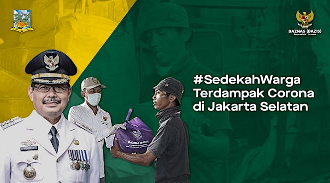 #SedekahWarga Terdampak Corona di Jakarta Selatan