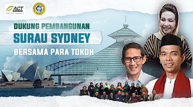 Bangun Surau Indonesia Pertama di Australia