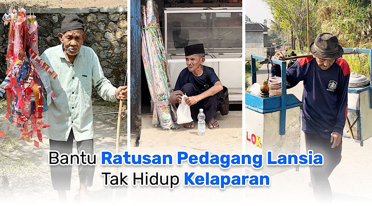 Dagangan Tak Laku Ratusan Lansia Hidup Kelaparan