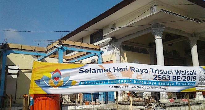 Renovasi Kuti di Vihara Sasana Dhamma